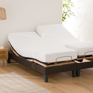 Matrashoes voor elektrisch bed, waterdicht absorberend molton, hoogte 22 cm