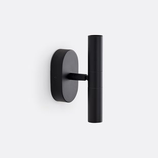 Richtbare wandlamp in metaal, Joha