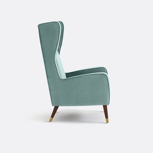 XXL fauteuil, fluweel, (Y)