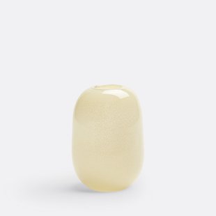 Afgeronde vaas in glas H14,5 cm, Iva