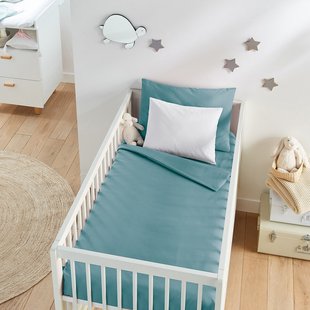 Dekbedovertrek voor baby in katoen, Scenario