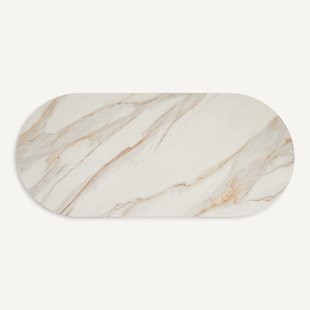Ovaal tafelblad in keramiek L220 cm, Ovalo