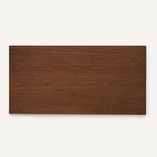 Rechthoekig tafelblad in notenfineer, lengte 200 cm, RECTO