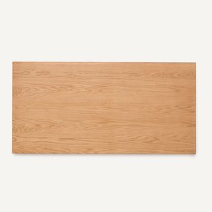 Rechthoekig tafelblad in eikenfineer, lengte 200 cm, RECTO