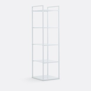 Lage kleerkastmodule van staal, 5 legplanken, ENIDE