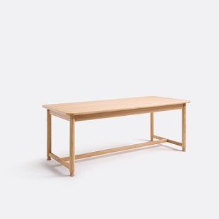 Uitschuifbare eettafel, eiken en fineer, 6 tot 10 couverts, SOLERON