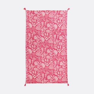 Fouta XL, bloemenprint, badstof voering, LINDA