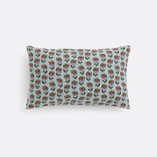 Rechthoekige kussenhoes, tetra, Ikat print, Asti