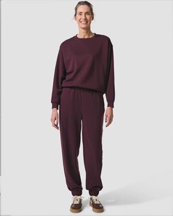 HEMA Damesjoggingsbroek loose fit bordeauxrood (bordeauxrood)