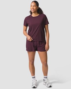 HEMA Damessportbroekje bordeauxrood (bordeauxrood)