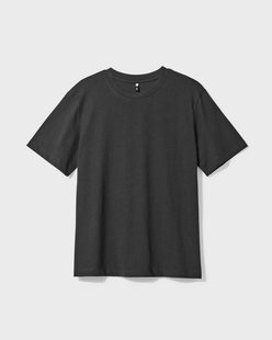 HEMA Dames T-shirt Larissa regular fit zwart (zwart)