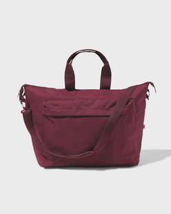 HEMA 3-in-1 fietstas-shopper-rugzak (bordeauxrood)