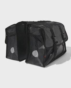 HEMA Bison dubbele fietstas 40L (zwart)