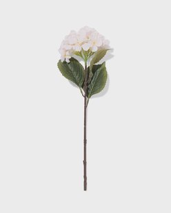 HEMA Kunstbloem hortensia 55cm wit (wit)