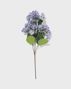 HEMA Kunstbloem hortensia 55cm paars-blauw (paars)