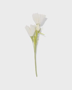 HEMA Kunstbloem 24cm papier wit (wit)