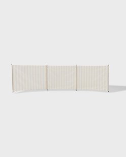 HEMA Windscherm 9x62cm strepen beige