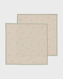 HEMA Servet 45x45cm katoen fruit - 2 stuks