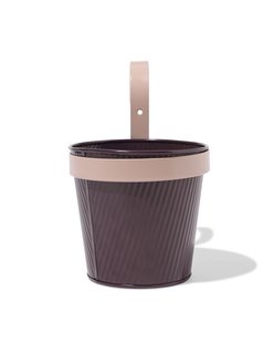 HEMA Plantenbak balkon 13x21x21cm met haak paars