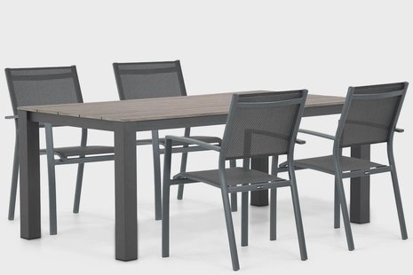 Lifestyle Sella/Valley 180 cm dining tuinset 5-delig