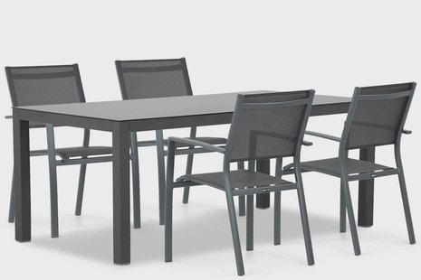Lifestyle Sella/Madras 180 cm dining tuinset 5-delig