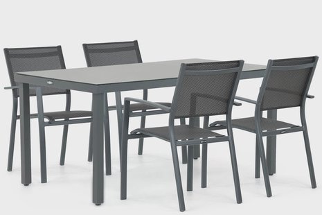 Lifestyle Sella/Porto 160 cm dining tuinset 5-delig