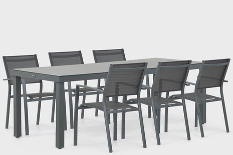 Lifestyle Sella/Porto 220 cm dining tuinset 7-delig