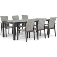 Lifestyle Upton/Madras 220 cm dining tuinset 7-delig