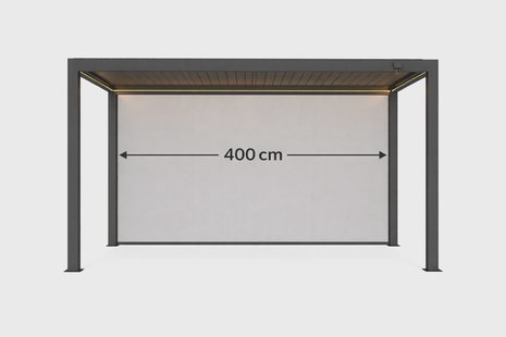 Ventura Windscherm 400 cm antraciet