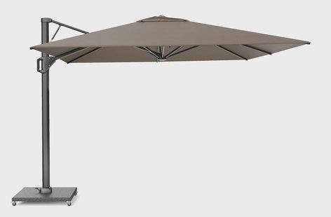 Platinum Beaufort premium zweefparasol 3.2x3.2m (excl.voet)