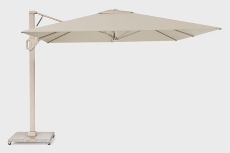 Platinum Beaufort premium zweefparasol 3.2x3.2m (excl.voet)