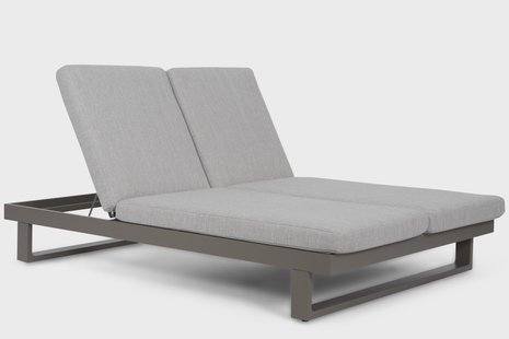 Lifestyle Massimo ligbed met kussen antraciet/earth