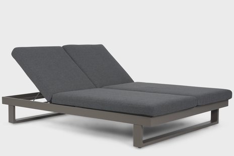 Lifestyle Massimo ligbed met kussen antraciet/carbon