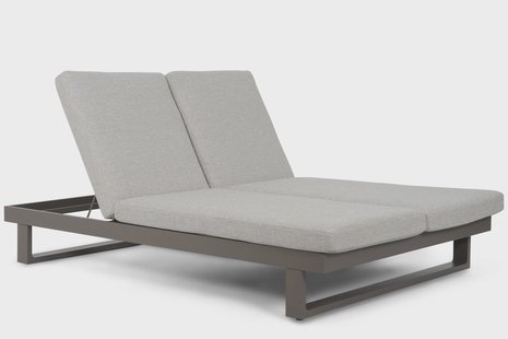 Lifestyle Massimo ligbed met kussen antraciet/sandy