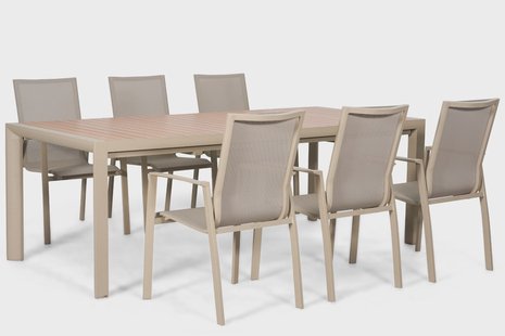 Lifestyle Ultimate/Allungo dining tuinset 7-delig