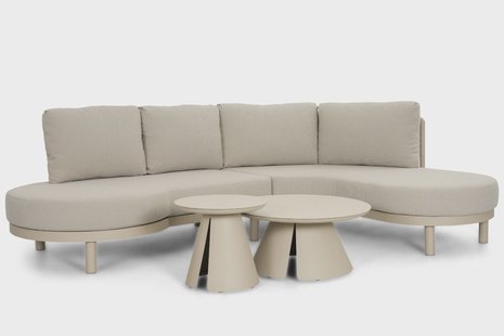 Santika Nanda/Cayora 50/80 cm organisch loungeset 4-delig