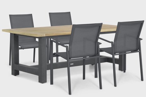 Lifestyle Timo/San Francisco 200x100 cm dining tuinset 5-delig