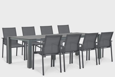 Lifestyle Timo/Yoko 300x100 cm dining tuinset 9-delig