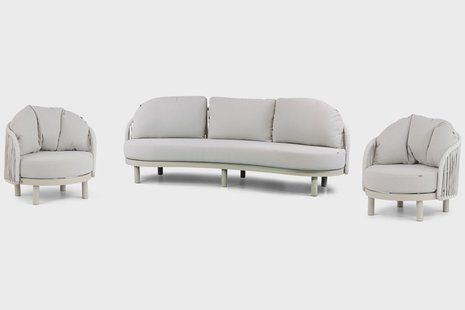 Santika Nanda stoel-bank loungeset 3-delig