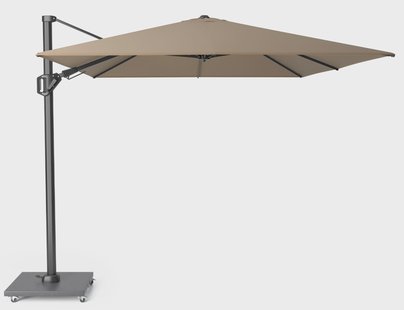 Platinum Challenger zweefparasol 3.5x2.6 m T2 (excl. voet) Taupe