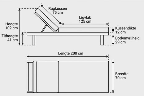 Moreno ligbed