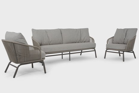 Livo stoel-bank loungeset 3-delig