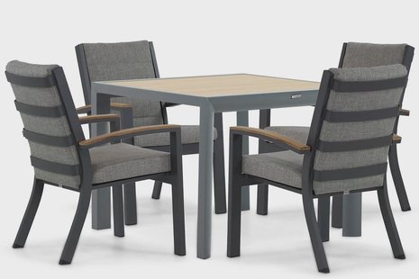 Osmen Midura/Borello 100 cm dining tuinset 5-delig