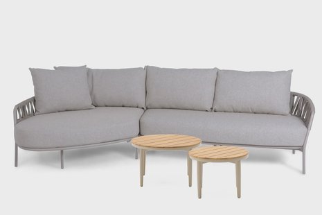 4 Seasons Outdoor Calma/Toscane 50/70 cm hoek loungeset 4-delig