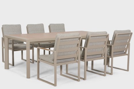 Lifestyle Alessio/Allungo dining tuinset 7-delig