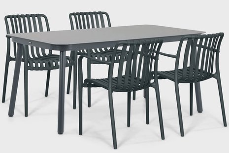 Domani Alba/Tavano 160x90 cm dining tuinset 5-delig