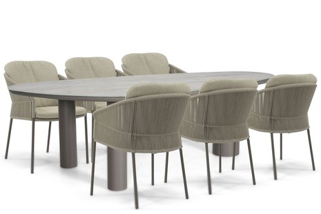 4 Seasons Outdoor Florence/Guave 240x120 cm dining tuinset 7-delig
