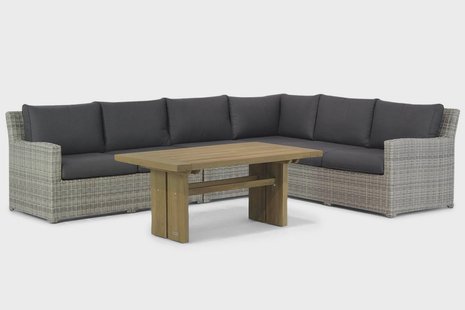 Garden Collections Giardino/Brighton 140 cm dining loungeset 5-delig