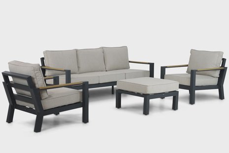Lifestyle Bilbao stoel-bank loungeset 4-delig