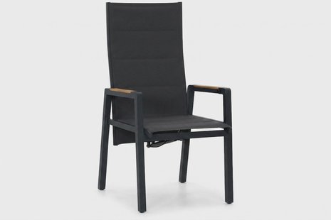 Lifestyle Essence dining tuinstoel verstelbaar antracite